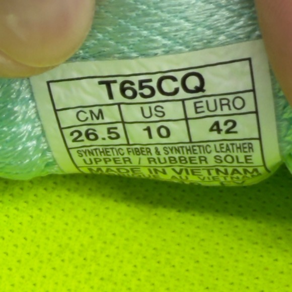 ASICS Gel Sonic Women's Running Shoes Athletic Sneakers Size 10 Blue Teal Yellow - Picture 4 of 6